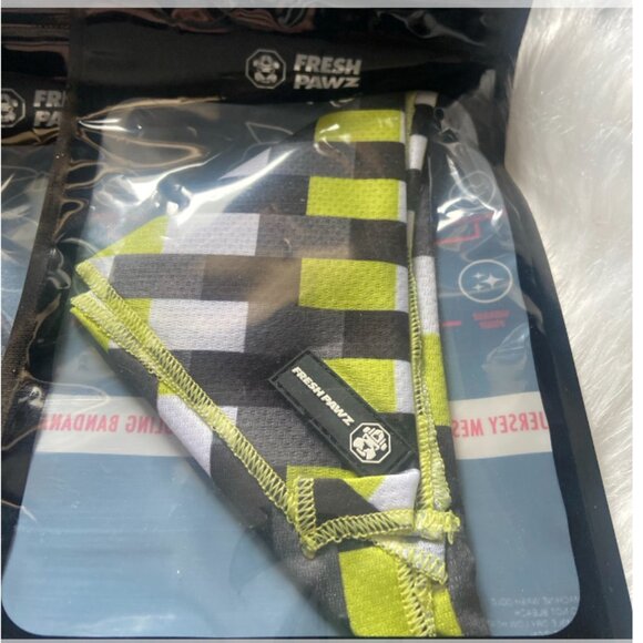 Fresh Pawz Jersey Mesh Cooling‎ Bandana For Pets x3 - Picture 2 of 5
